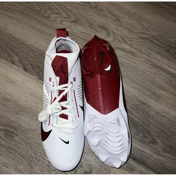 Mens Size 11.5 Nike Vapor Edge Pro 360 2 TB P Football Cleats FN7759-111 Crimson main image 4